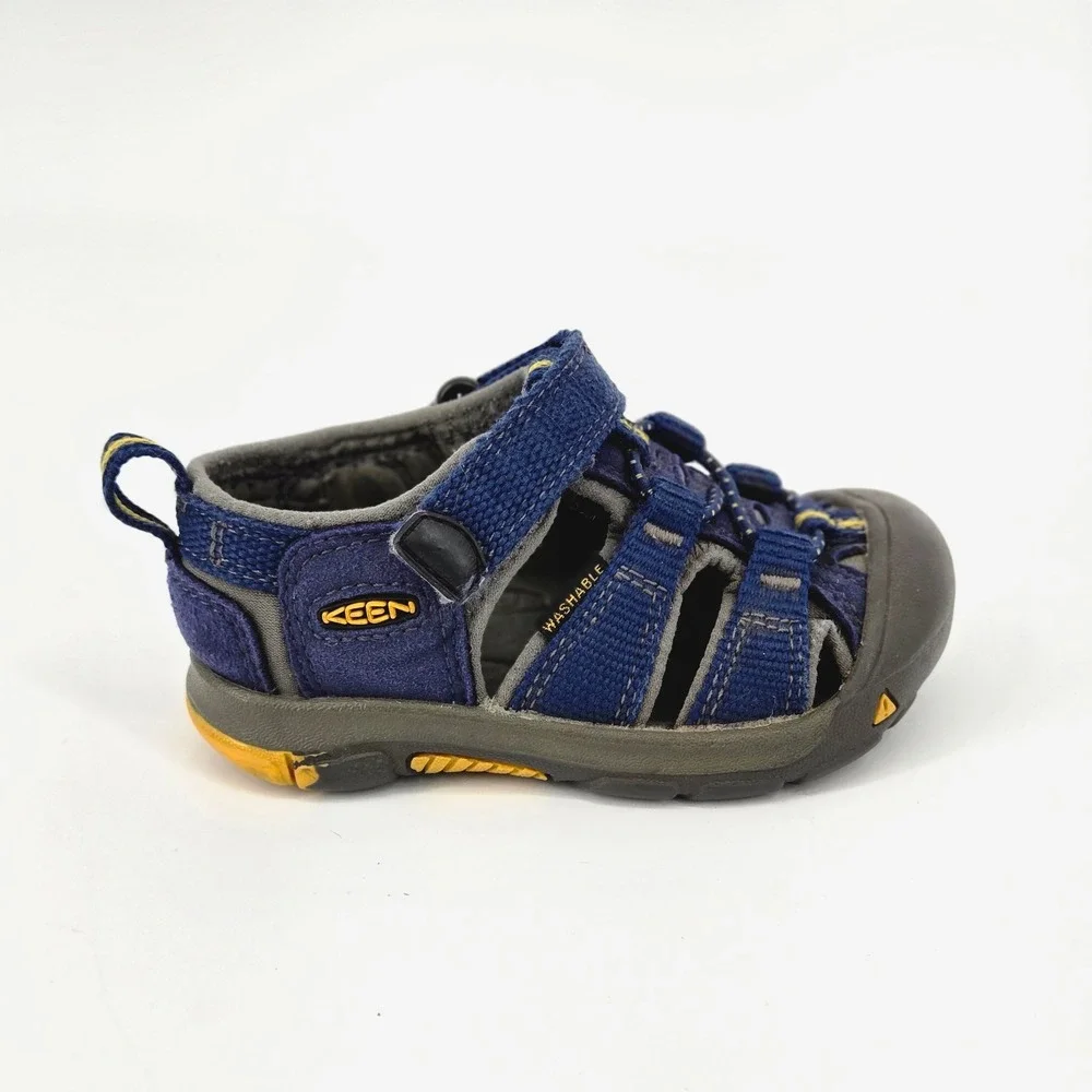 KEEN Newport H2 Toddler Size 6 Blue Waterproof Hiking Trail Water Sandals VGUC